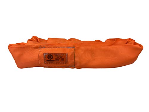 Power Lift PL8x40' Orange Polyester Round Sling (25,000 lb. Vertical Capacity)