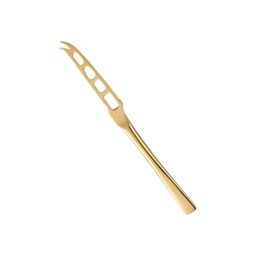 Holibanna cuchillo de mantequilla acero serrado Cortadores largo inoxidable Herramienta de cocina Suministro de hornear cortador manual de mantequilla cortaquesos Golden