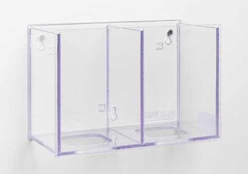 Wipe Tub Holder-4.5x4.5x7-2 Space (Wall Mount)