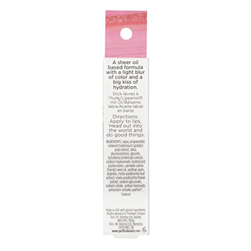 Pacifica Glow Stick Lip Oil - Rosy Glow Women 0.14 Oz #TOP1