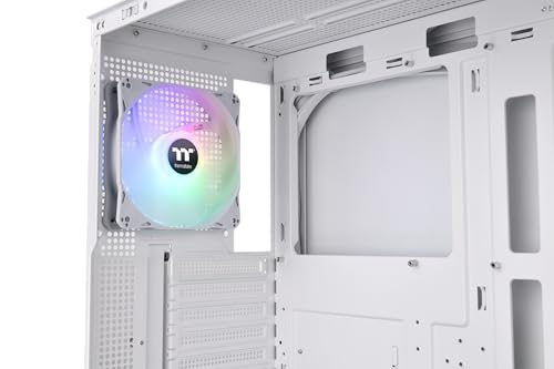 TT View 270 Plus TG ARGB MID Tower Win Snow White 3 Fans CA-1Y7-00M6WN-01 miniatura 7