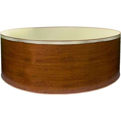 Summer Fun Stahlwandbecken Malibu Nature Basic rund ø 3,50m x 1,20m Einzelbecken Pool Rundpool ohne Zubehör / 350 x 120 cm Stahlwandpool'