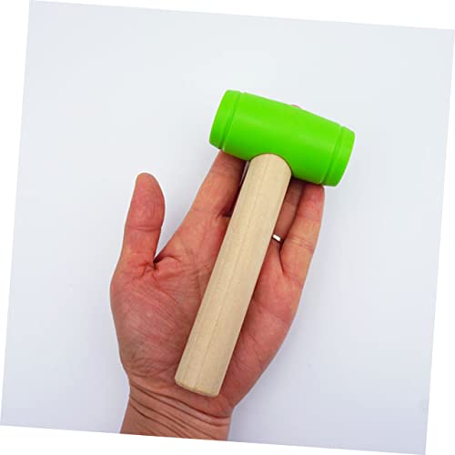BESTonZON 4 Peças Pequena Ferramenta De Martelo De Madeira Pp Criança