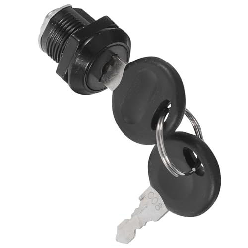 jojofuny Black Cam Mailbox Lock and Drawer Hook Lock Set with Keys for Cabinet Rv Door Toolbox and Mailbox Accessory Black Finish Keyed Alike