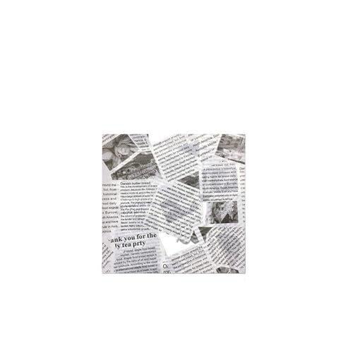 Papel de horno Papel encerado a prueba de aceite for hornear alimentos, barbacoas, hamburguesas, papas fritas, pan, papel for, absorbente, accesorios cocina(50pcs white 22cm)