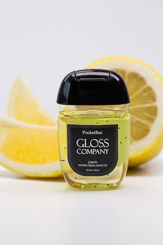 GLOSS Lemon Hand Gel – 29 ml, Zesty Citrus Scent, Non-Sticky Formula with Aloe & Vitamin E, Travel-Friendly Freshness Booster