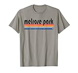 Vintage 80s Style Melrose Park IL T-Shirt