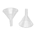 Aexit 2pcs 5cm Bottles & Jars Mouth Dia Household Liquid Water Oil Plastic Funnel Transfer Dropping Bottles Filling Tool