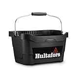 Zarivy Ergonomischer Eimer mit 15 Litern, schwarzes Design, ideal für Organisation und Reinigung in privaten oder gewerblichen Umgebungen.