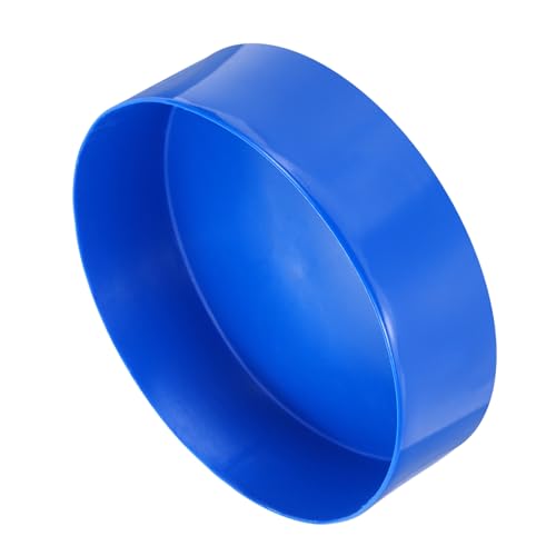 uxcell 190mm(7 1/2") ID Rubber End Caps, Round Vinyl Plug Insert Plastic End Caps for Tubing, Fence, Pipe Post, Furniture, Railing, Blue, 80mm Height
