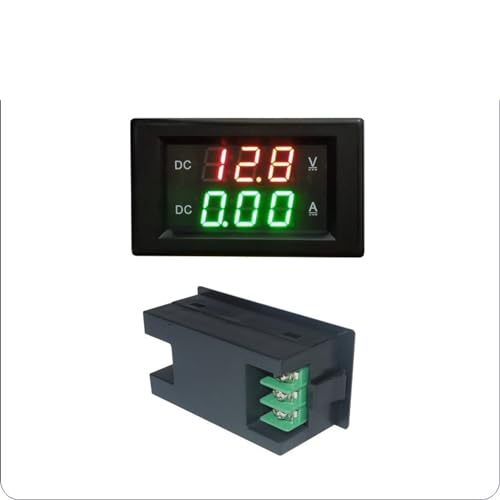 Ampèremètre 20A DC et voltmètre YB4835VA à affichage LED double pour panneau électrique