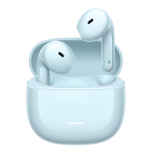 XIAOMI REDMI Buds 8 Active   TWS Bluetooth Semi intraauriculares, Driver de Titanio de 14,2 mm, bajo Potente, 37h de autonomía, conexión Dual a 2 Dispositivos, 5 EQ, Bluetooth 5.4, IP54, Azul