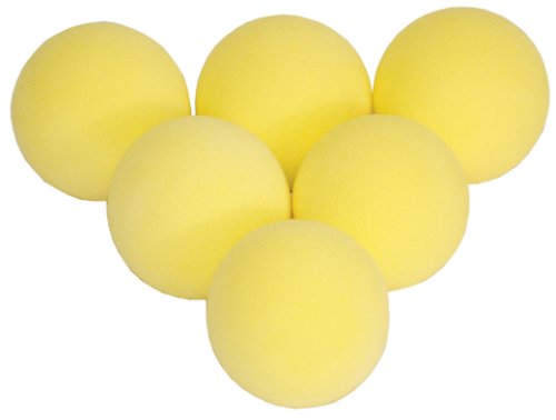  LONGRIDGE Pafb Lot de 6 balles de Practice Jaune