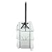 King Mueble TV Cristal Transprente,3 Estantes, Televisores Curvos LCD LED OLED, Ancho...