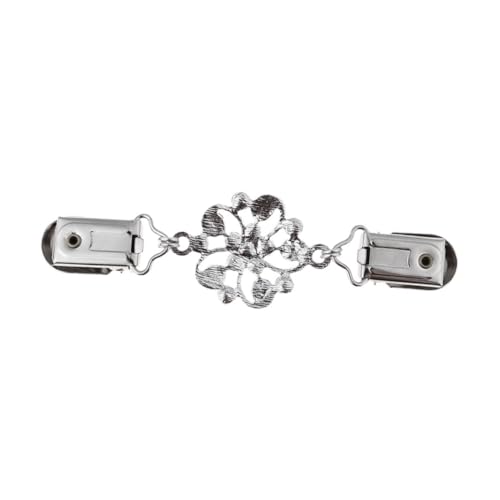 Clips de pull en alliage en argent pour gilet veste et châle de mariée