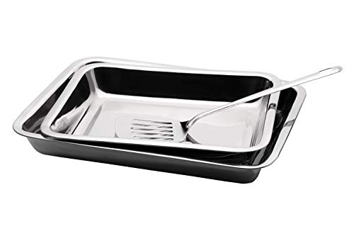 Conjunto de Assadeiras 3 Peças Euro Inox