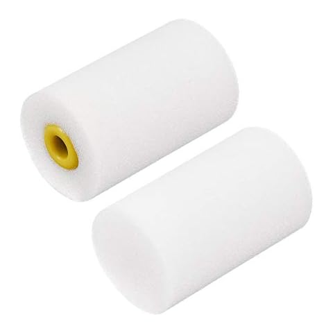 sourcing map 2 Inch Mini Foam Paint Roller Cover