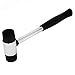 Aexit Black Rubber Hammers Good Performance Handle Double Head Hammer Hand Tool Hammer Handles 10