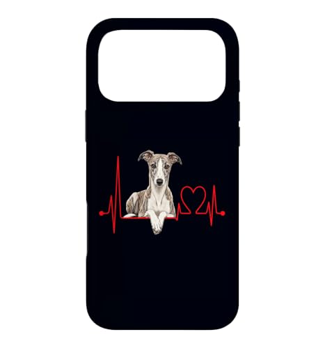 Whippet Dog Heartbeat EKG �T�C�g�n�E���h���D�� �X�}�z�P�[�X iPhone 17 Pro Max �p