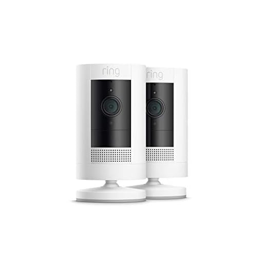 Ring Stick Up Cam Battery HD security camera with two-way talk, Works with Alexa – 2-Pack