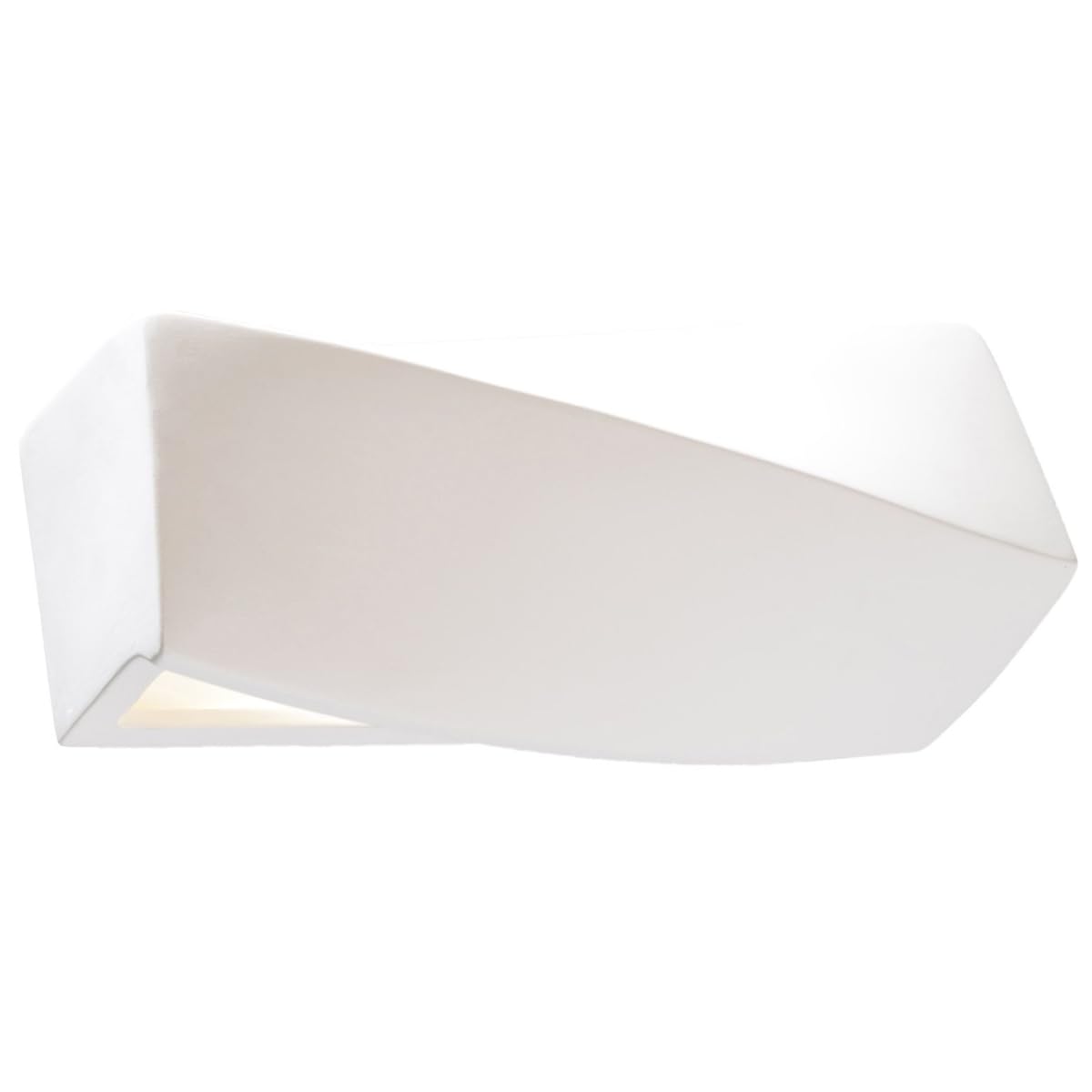 Sollux Lighting Weiß Sigma Mini Ceramic Wall Light - Wall Lighting Lamp For Living Room Light Dining Room - Hallway Lamp Made Of Ceramic In White 35 X 16 X 12 Cm