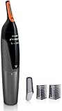 Philips Norelco Nose Trimmer Series 3300, Nose and Eyebrows, 2 Eyebrow Combs, NT3355/49