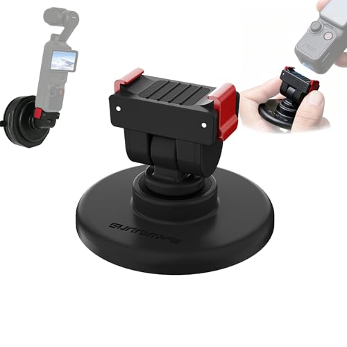 TOMGDRACO DJI Osmo Pocket 4/3 ��p ���z���N�C�b�N�����[�X�x�[�X�X�^���h CNC�A���~�j�E�����܃��b�N 180°�p�x�����\ �f�X�N�X�^���h���p ���̓}�O�l�b�g�t�� DJI Osmo Pocket 4/3 �A�N�Z�T���[