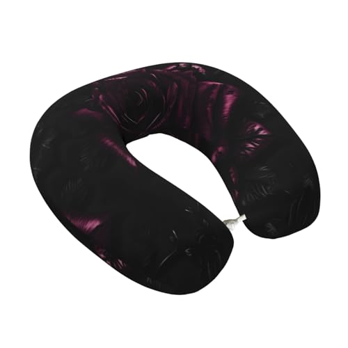 Almohada de Viaje con Espuma de Memoria Negra miniatura 2