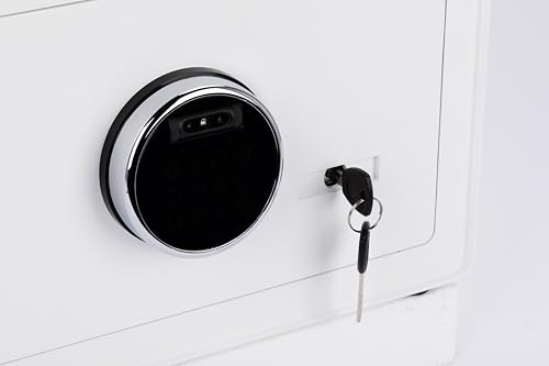Genie Hand | Elektroniczny sejf z rozpoznawaniem twarzy z ekranem dotykowym, zmotoryzowanym zamkiem klasy B i systemem zapobiegającym stłuczeniom