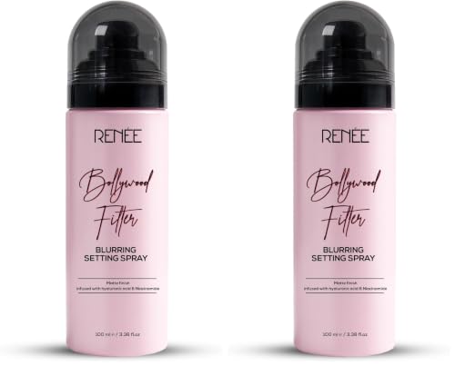 Image of RENEE Bollywood Filter Blurring Setting Spray for Face Makeup, Matte Finish & Pore Blur Effect with Niacinamide & Hyaluronic Acid, Long Lasting Makeup Fixer & Shine Control, Fine Mist 100ml