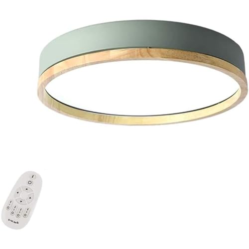 Éclairage de plafond mince en bois pour illuminer les pièces à plafond bas