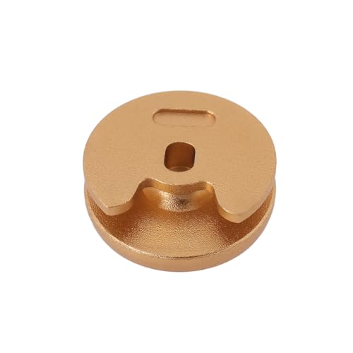 Image of 1pc Joystick Cap Metal Buttons Replacement Thumb Pad Cap Analog Compatible with Nintendo New 3DS 2DS XL LL Gold Metal Thumbstick Grip