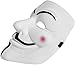 SN-RIGGOR 5 Packs V for Vendetta Anonymous Resin Fancy Cool Costume Cosplay Mask Hacker Mask for Halloween Costume White Anonymous Face Masks for Halloween Party/DIY Toy Head Mask