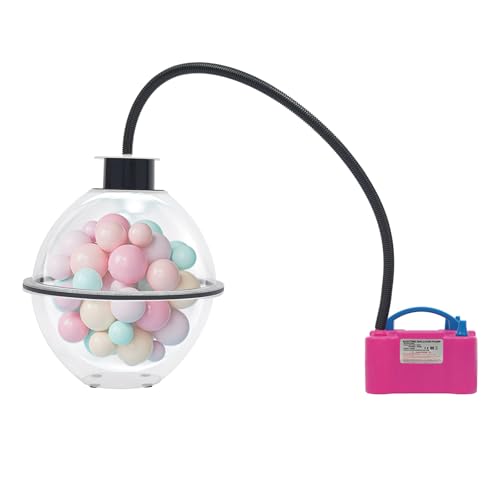 Balloon Stuffing Machine, Balloon Stuffer Machine Kit with Electric Air Pump and Expander Tool Balloon Filling Kit for Filling Gift Decoration DIY Bouquet Birthday Party Wedding
