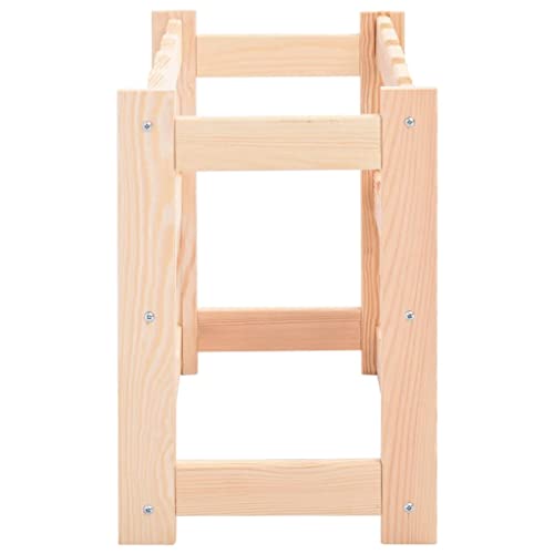 Vidaxl Solid Wood Pine Wine Rack For 42 Bottles Home Indoor Dining Room Kitchen Wooden Storage Organizer Shelf Wine Cabinet Furniture #TOP3