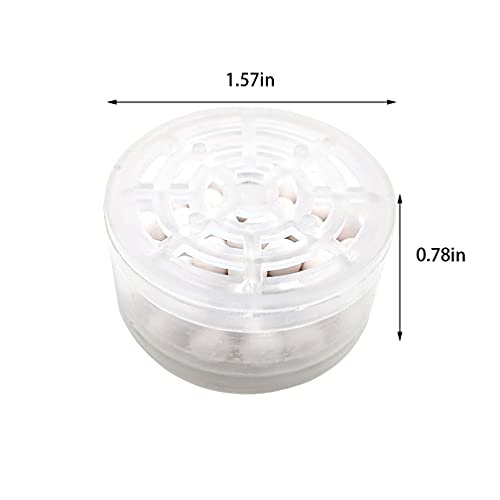 2pcs Shower Head Replacement Filter Cartridge - Chlorine & Flouride Shower Filter and Reduces Dissolved Solids - Hard Water Filter for Water Softener Shower Head