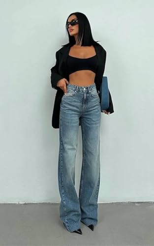 PIRAL Women's Everyone's Wardrobe Palazzo Jeans - 33" Inseam3