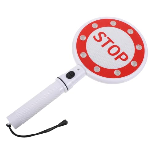 Panneau portatif lumineux double face Stop Go avec signalisation LED sans pile