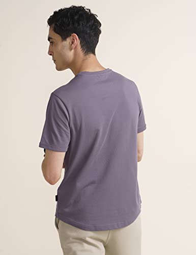 Image of DAMENSCH Statement Pique Textured Tshirt for Man, Thermoregulating, Tonal Rib T Shirt for Men Stylish, Sustainable Recycled Fabric Men T-Shirts