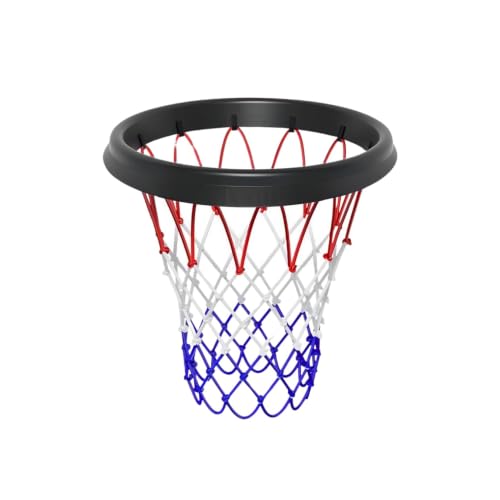 Portable Basketball Net – Easy Install Throw-and-Attach System for Rimless Hoops, Durable & Lightweight Design for Indoor/Outdoor Play