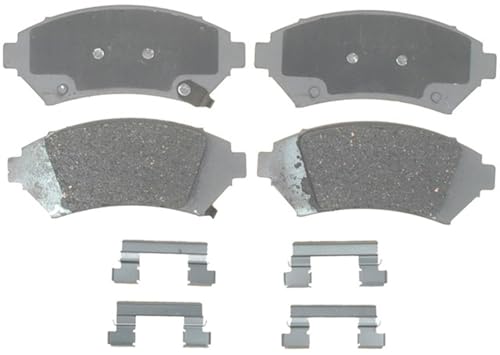 ACDelco Advantage 14D818CH (19286114) Ceramic Front Disc Brake Pad Set with Hardware