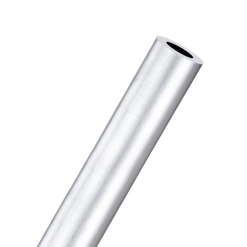 M METERXITY 1-Pack 300mm 6063 Aluminum Round Tube, 11mm ID 19mm OD Seamless Aluminum Tubing for Construction/Machining/DIY Crafting, Metal Straight Pipe [0.43x0.75x11.8IN]