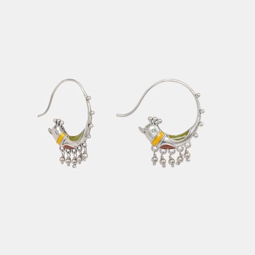 Shaya by Caratlane Paakhi Hoop Earring Crafted in Oxidised 925 Silver for women 3 31HCcdED02L. SL500
