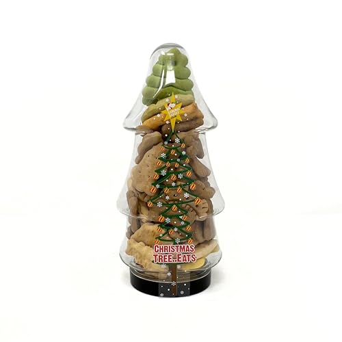 Dog Christmas Tree ..eats. Christmas Tree Filled with Tasty Dog Biscuits. Ideal Stocking Filler Or Advent Calendar. The Pawfect Present By The Barking Bakery