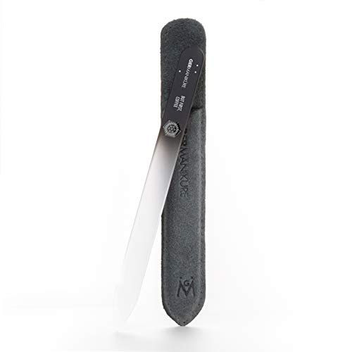 Revlon Emeryl File, Metal Nail Filer With Easy Grip Handle & Double-Sided Fingernail Buffer For Precise Manicure Shaping & Smoothing, 1 Count