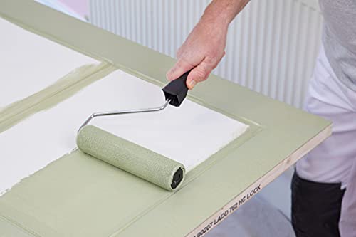 ProDec 225 mm x 38 mm Schaumstoff-Farbrolle, besonders glattes Finish und schnelle Deckung, Glanz- und Satinfarben, Lacken und Firnis auf Holz- und Metalloberflächen, Türen, Paneelen und Böden