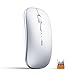 INPHIC Wireless Mouse, Slim Silent Click Rechargeable 2.4G Wireless Mice 1602DPI Mini Optical Portable Travel Cordless Mouse with USB Receiver for PC Laptop Computer Mac MacBook