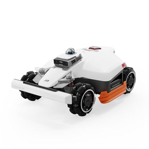 Mammotion LUBA 3 AWD 5000H Robot Lawn Mower for 1.25 Acres, 360° LiDAR+NetRTK+AI Vision Tri-Fusion Positioning, All-Wheel-Drive for 80% Slopes, 50 Multi-Zone Management, Cutting Height 2.2'-4.0'