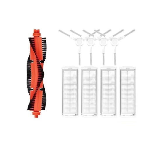 Accesorios de paño de fregona con filtro Hepa de cepillo lateral principal, compatibles con Xiaomi Robot Vacuum S10 S12 B106GL, accesorios de repuesto (Color : T)