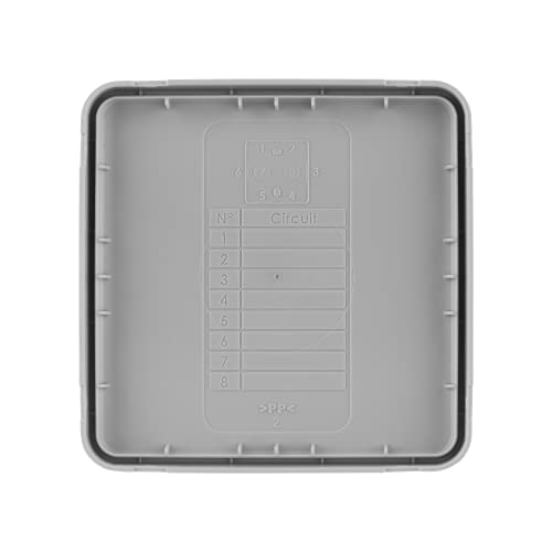 Tableau électrique pré-équipé 1 rangée Debflex avec boîte de dérivation étanche extérieure